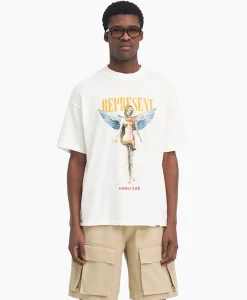 Represent T-Shirt Korte Mouw Rebornoff White
