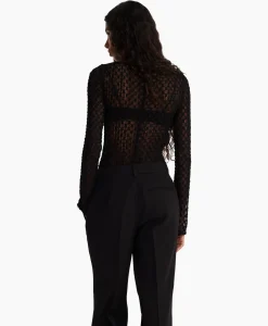 Rohe Top Lace Zwart