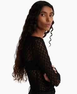 Rohe Top Lace Zwart