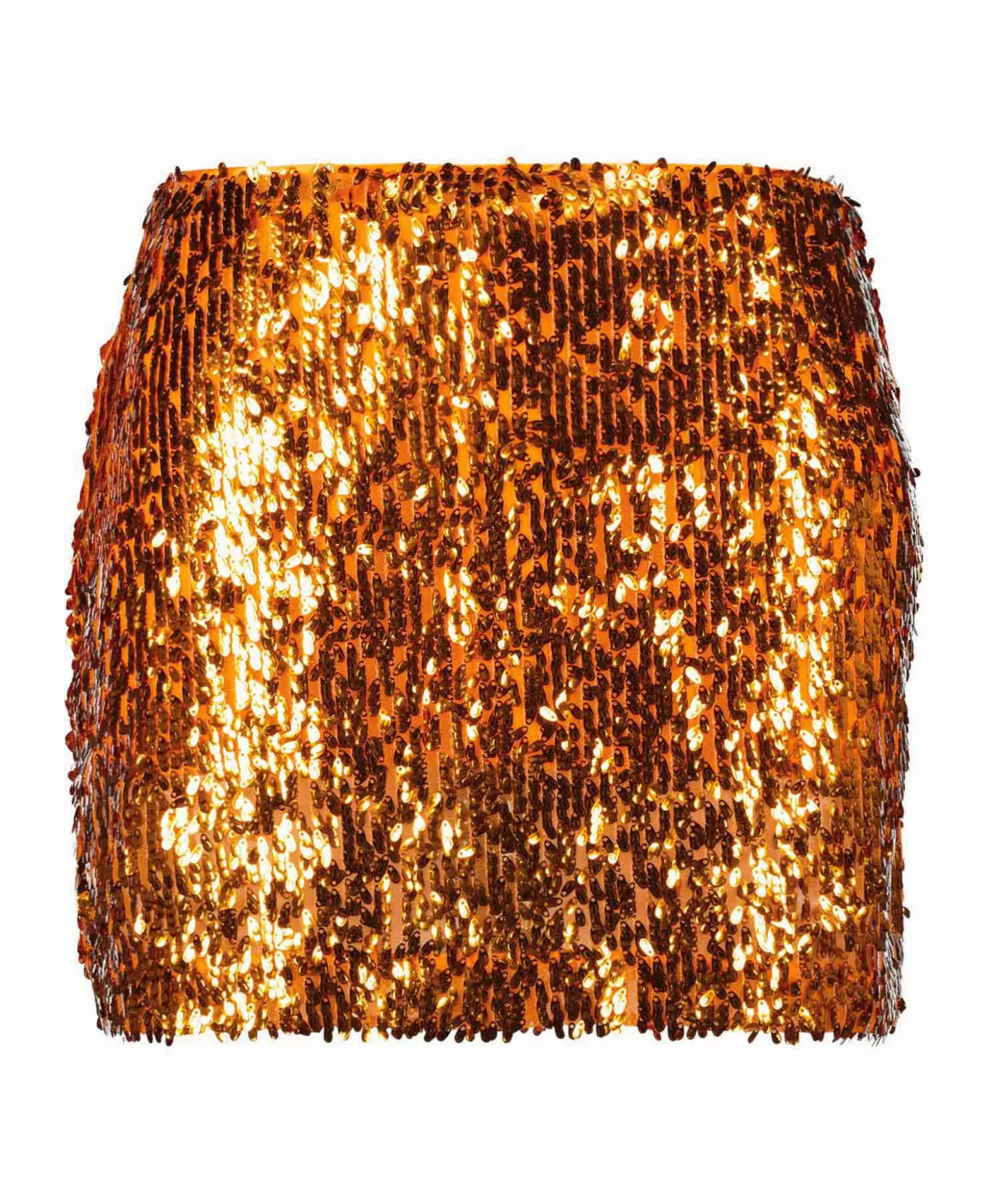 Rotate Minirok Sequins Mini Oranje