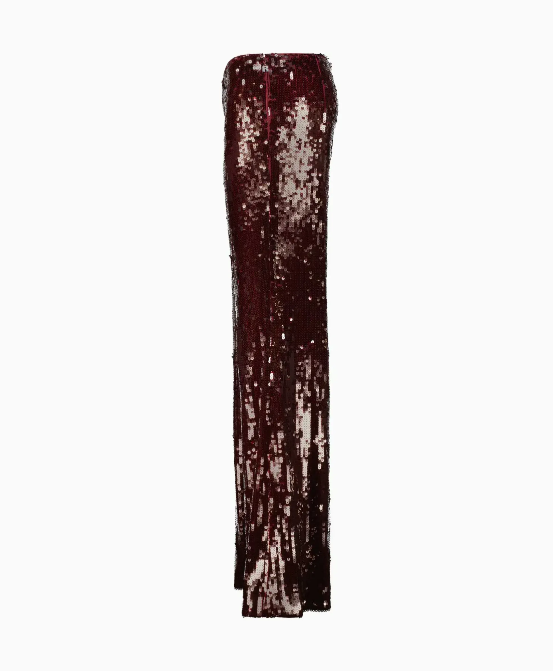 Rotate Pantalon Sequins Low Waist Bordeaux