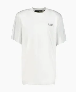 Rotate T-Shirt Korte Mouw Oversized Logo Wit