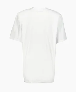 Rotate T-Shirt Korte Mouw Oversized Logo Wit
