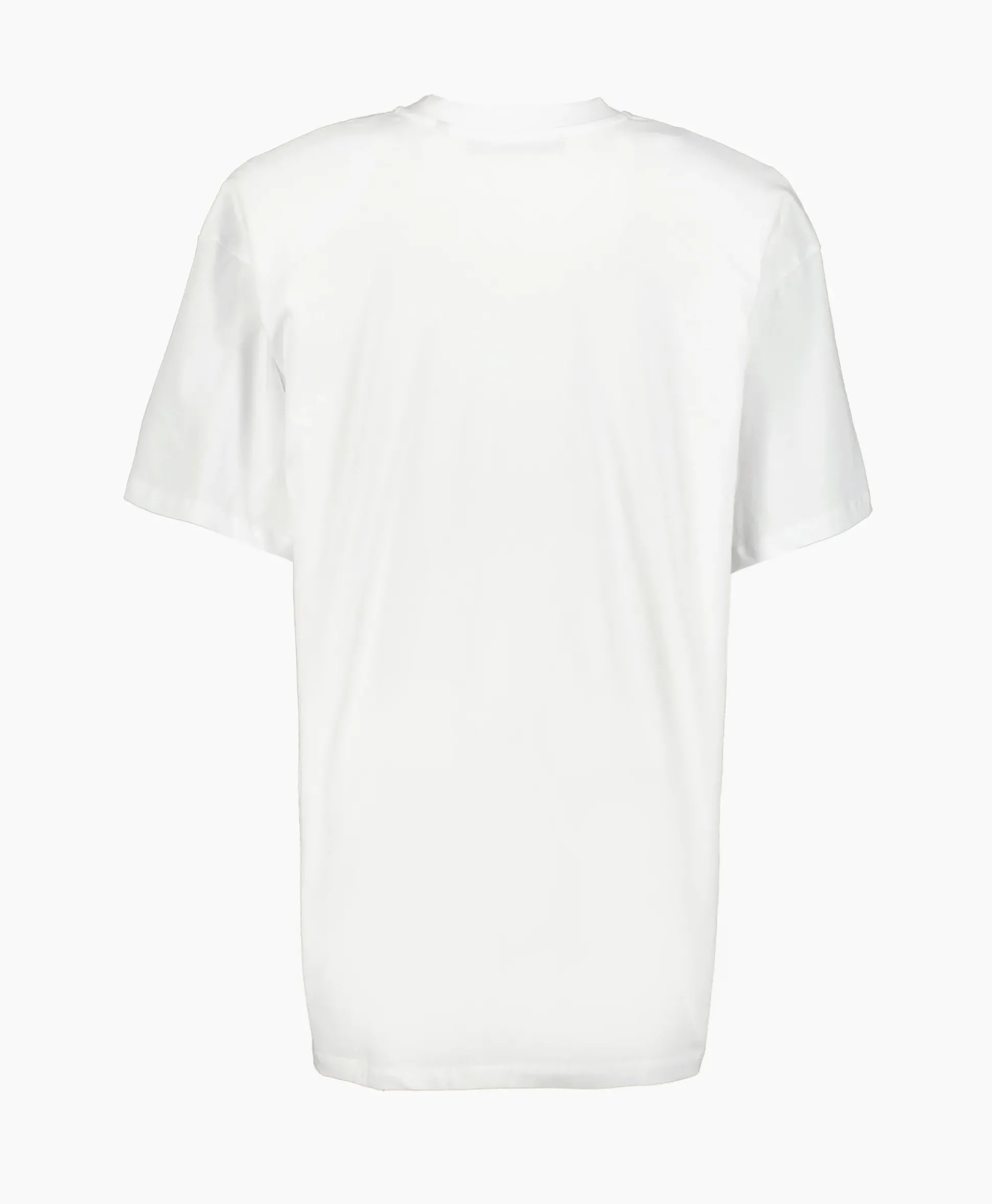 Rotate T-Shirt Korte Mouw Oversized Logo Wit