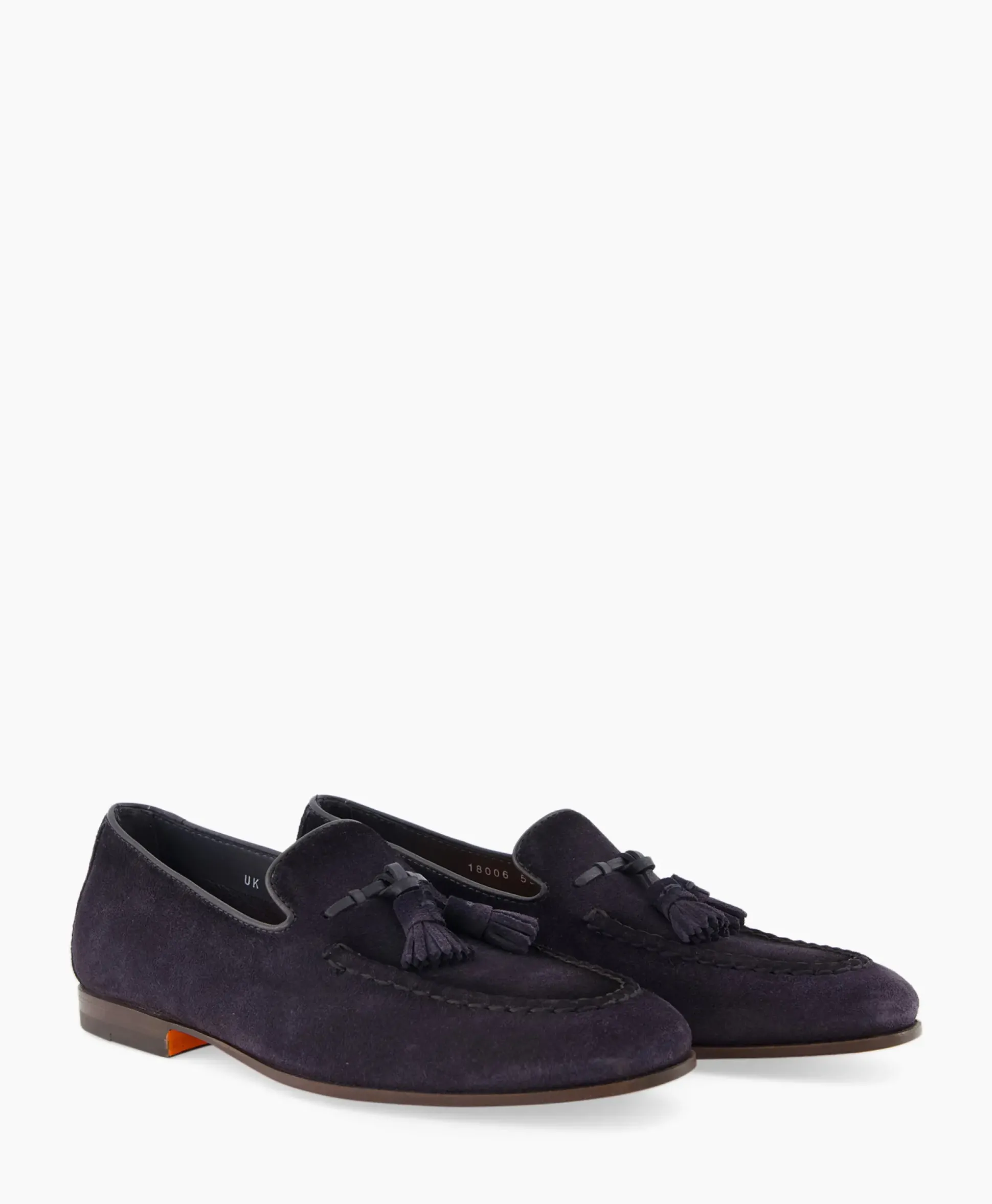 Santoni Loafer Doodling-Rvr Donker Blauw