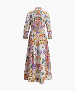 Sara Roka Midi Jurk Elenat Oranje