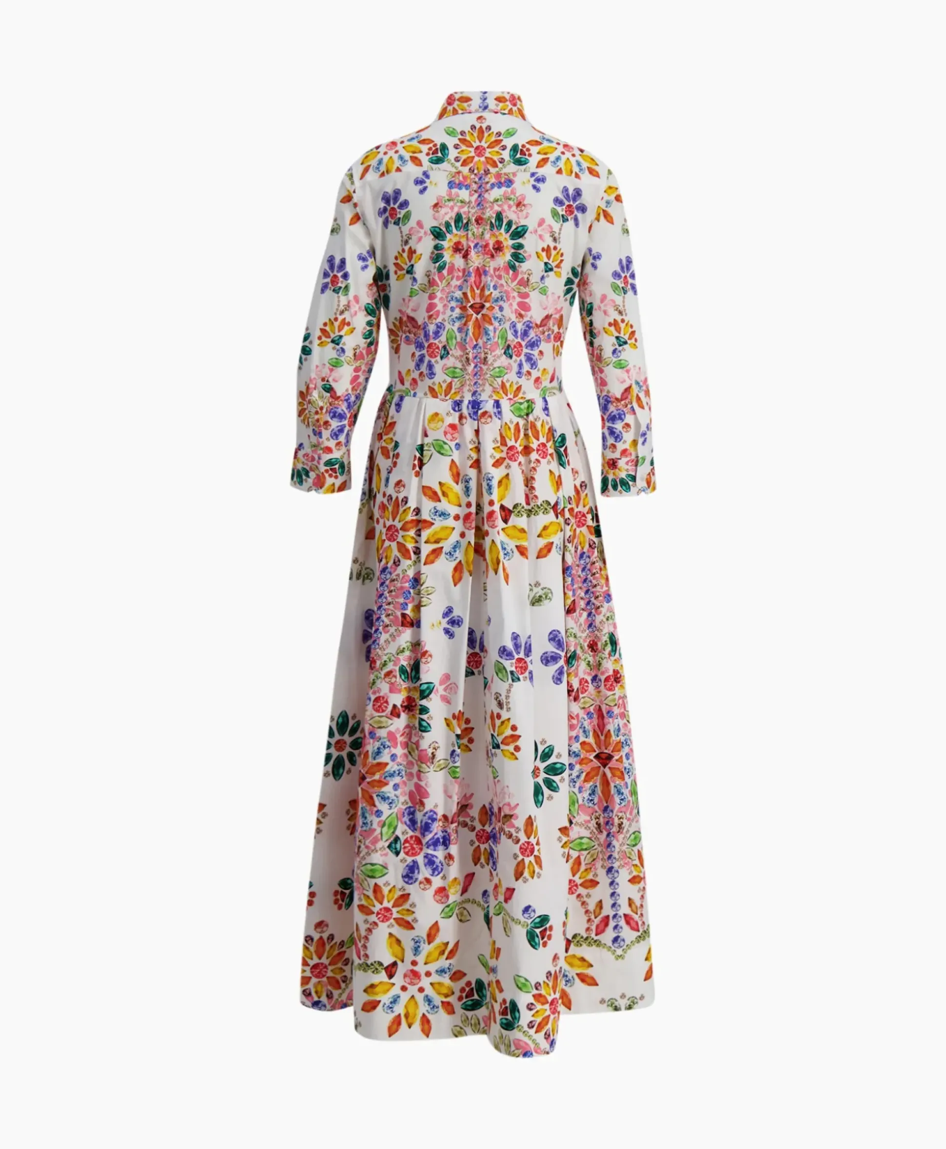 Sara Roka Midi Jurk Elenat Oranje