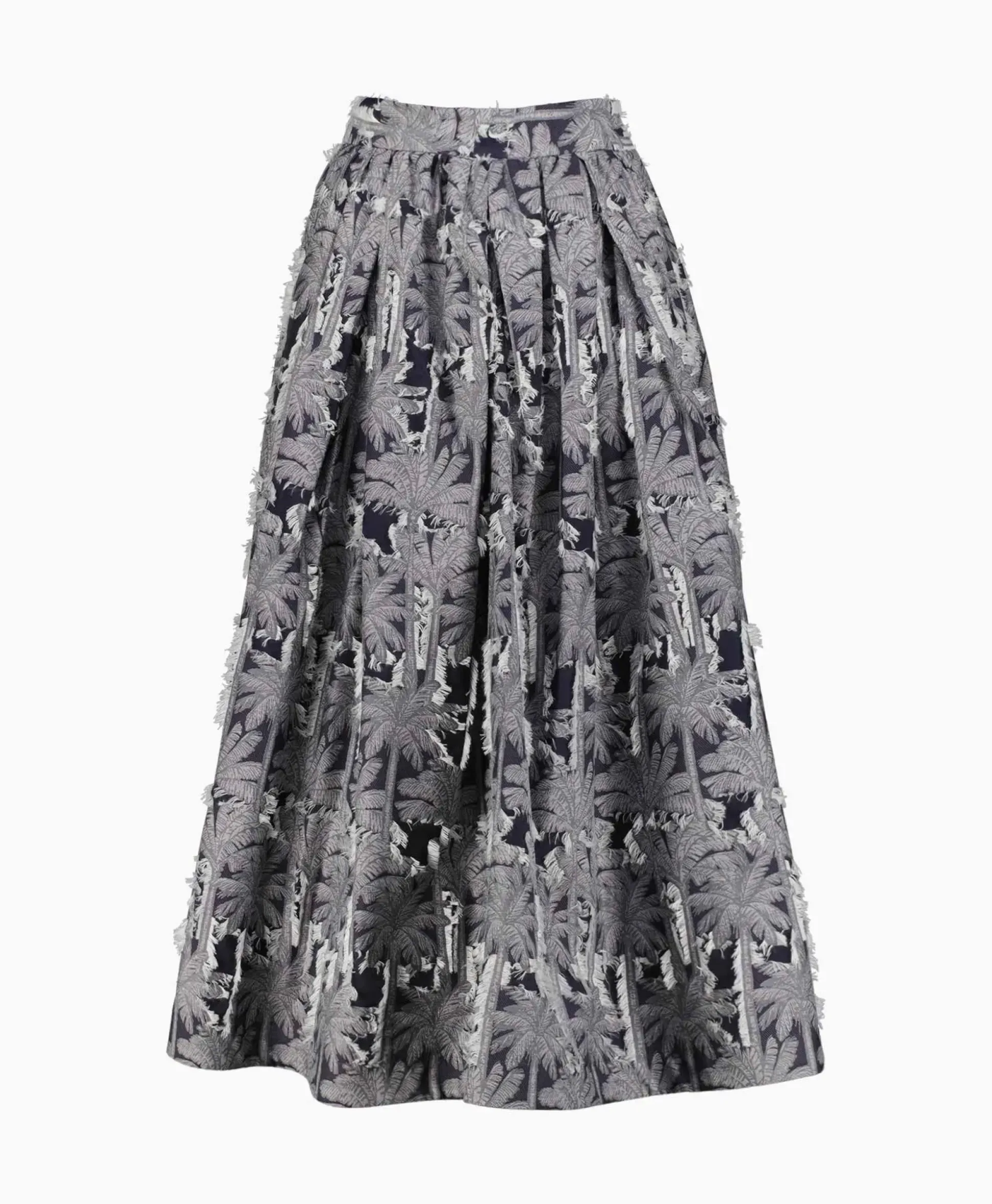 Sara Roka Midi Rok Divonne Grijs
