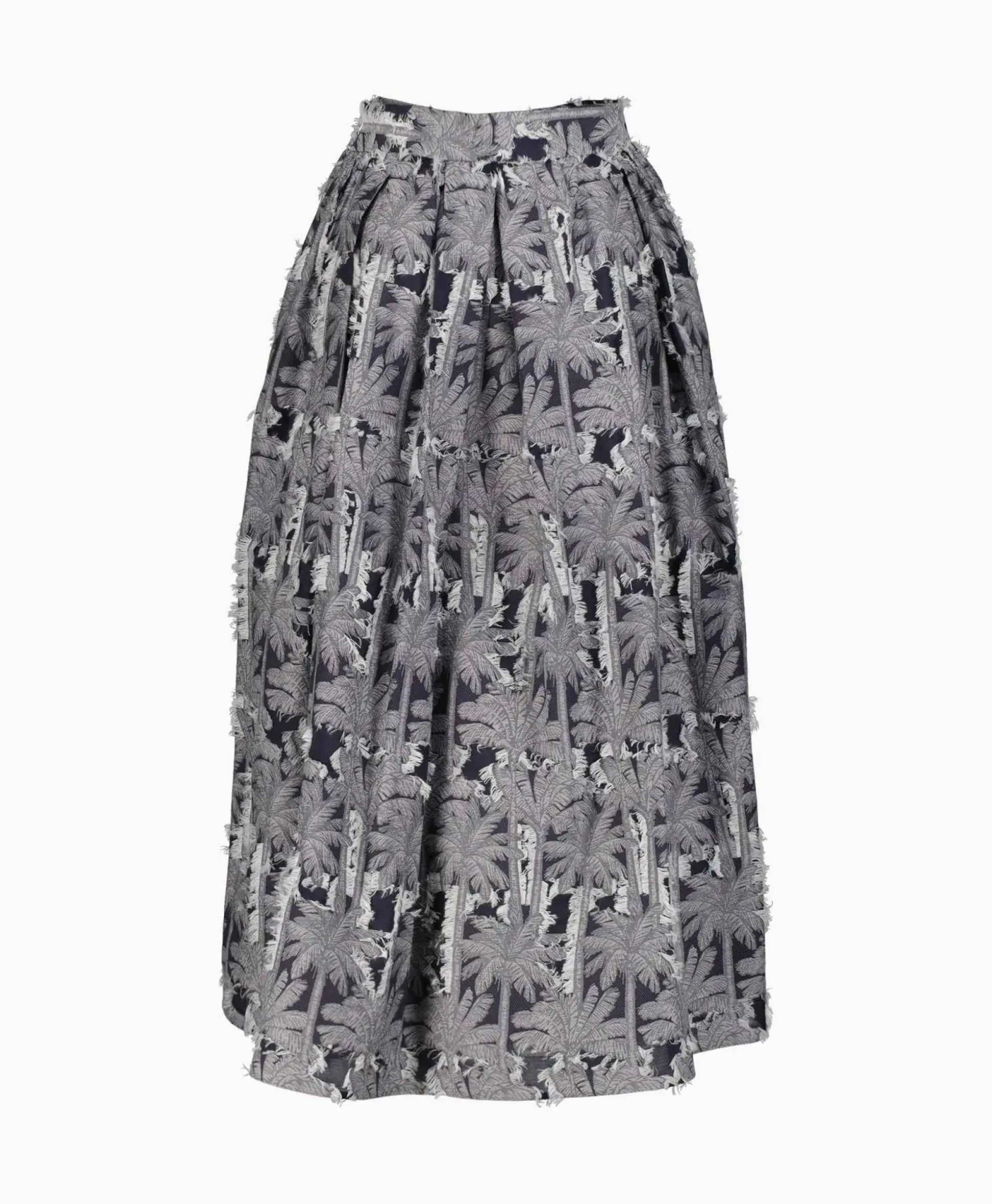 Sara Roka Midi Rok Divonne Grijs
