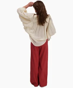 Sea Me Happy Blouse Balloon Resort Beige