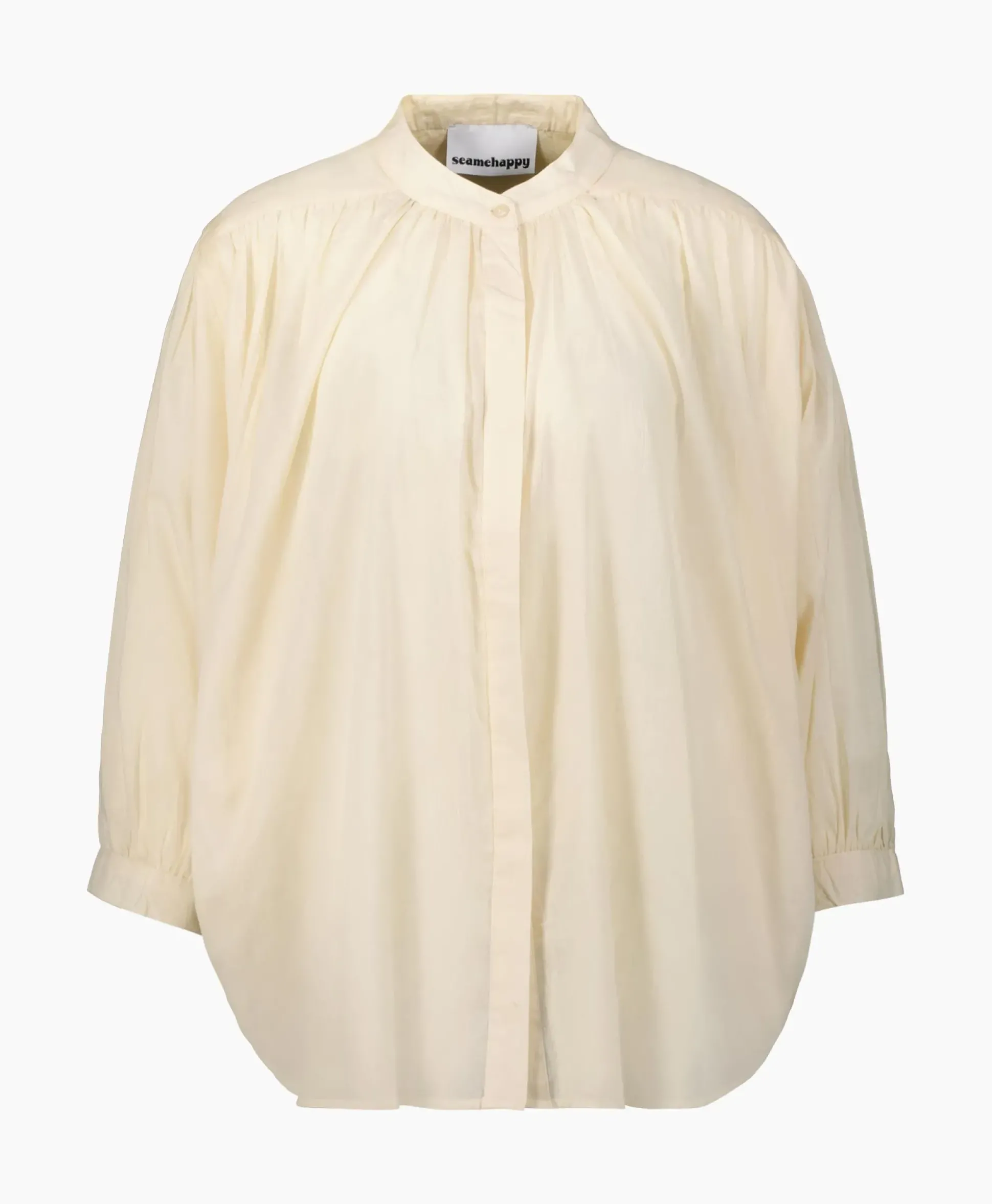 Sea Me Happy Blouse Balloon Beige