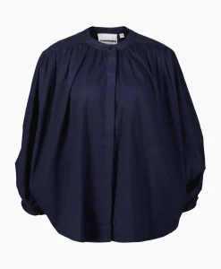 Sea Me Happy Blouse Balloon Donker Blauw
