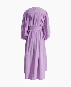 Sea Me Happy Maxi Jurk Balloon Long Double Layered Lila