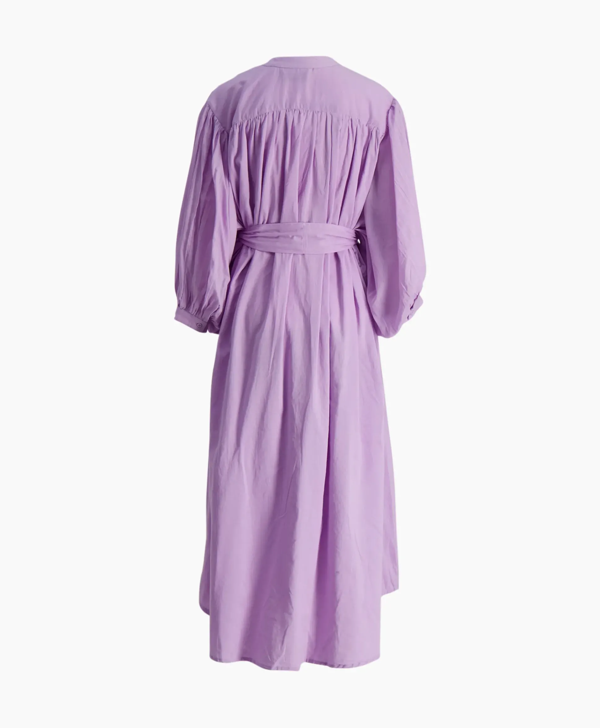 Sea Me Happy Maxi Jurk Balloon Long Double Layered Lila