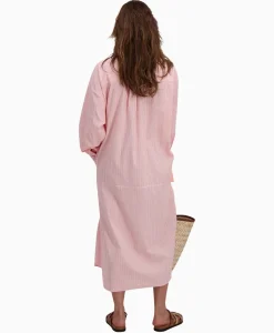 Sea Me Happy Maxi Jurk Penelope Woven Striped Rose