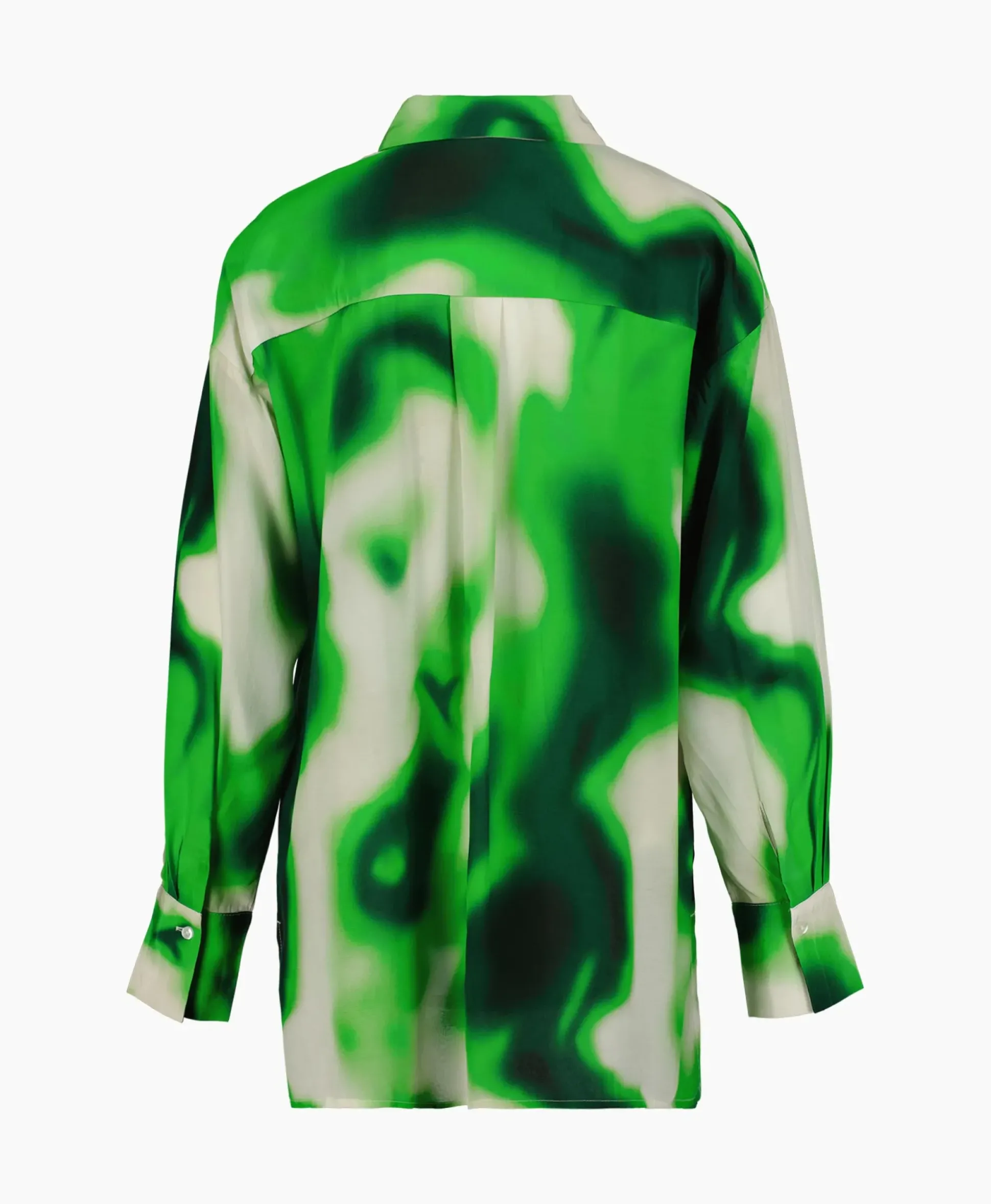 Selected Femme Blouse Claudine Ls Shirt B Groen