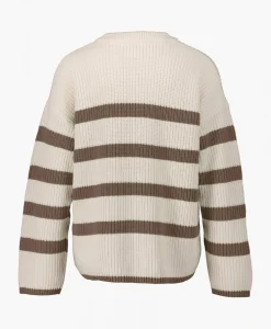 Selected Femme Gebreide Trui Bloomie Ls Knit O-Neck B Noos Beige