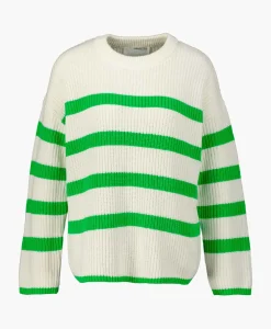 Selected Femme Gebreide Trui Bloomie Ls Knit O-Neck B Noos Off White
