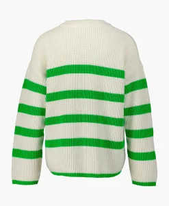Selected Femme Gebreide Trui Bloomie Ls Knit O-Neck B Noos Off White
