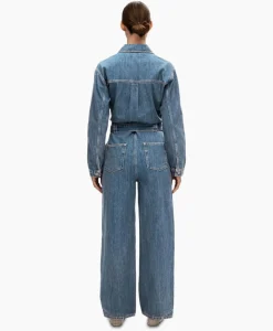Selected Femme Jumpsuit Marley Ls Mid Blue Denim Jumpsui Jeans