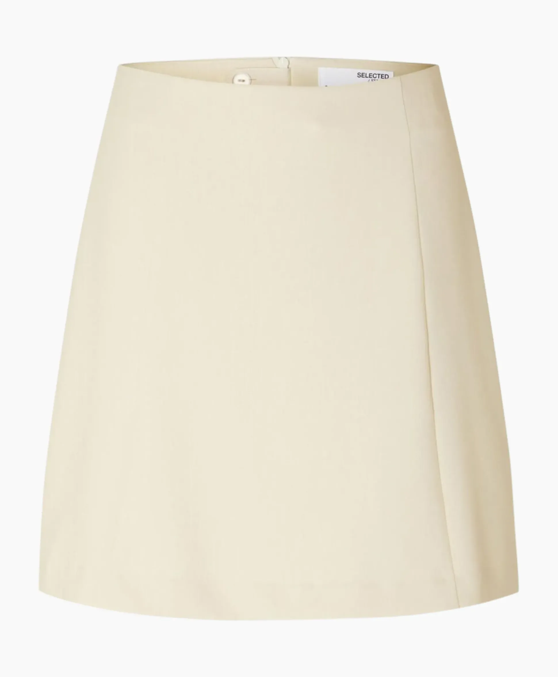 Selected Femme Minirok Rita Mw Short Skirt Birch Off White