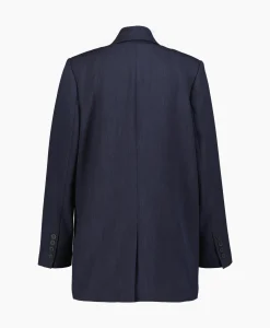 Selected Femme Selected Femme Jasje Rita Ls Relaxed Blazer D Sapdonker Blauw