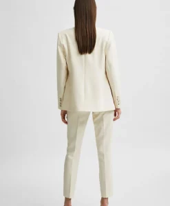 Selected Femme Selected Femme Jasje Rita Classic Blazer Birch B Off White