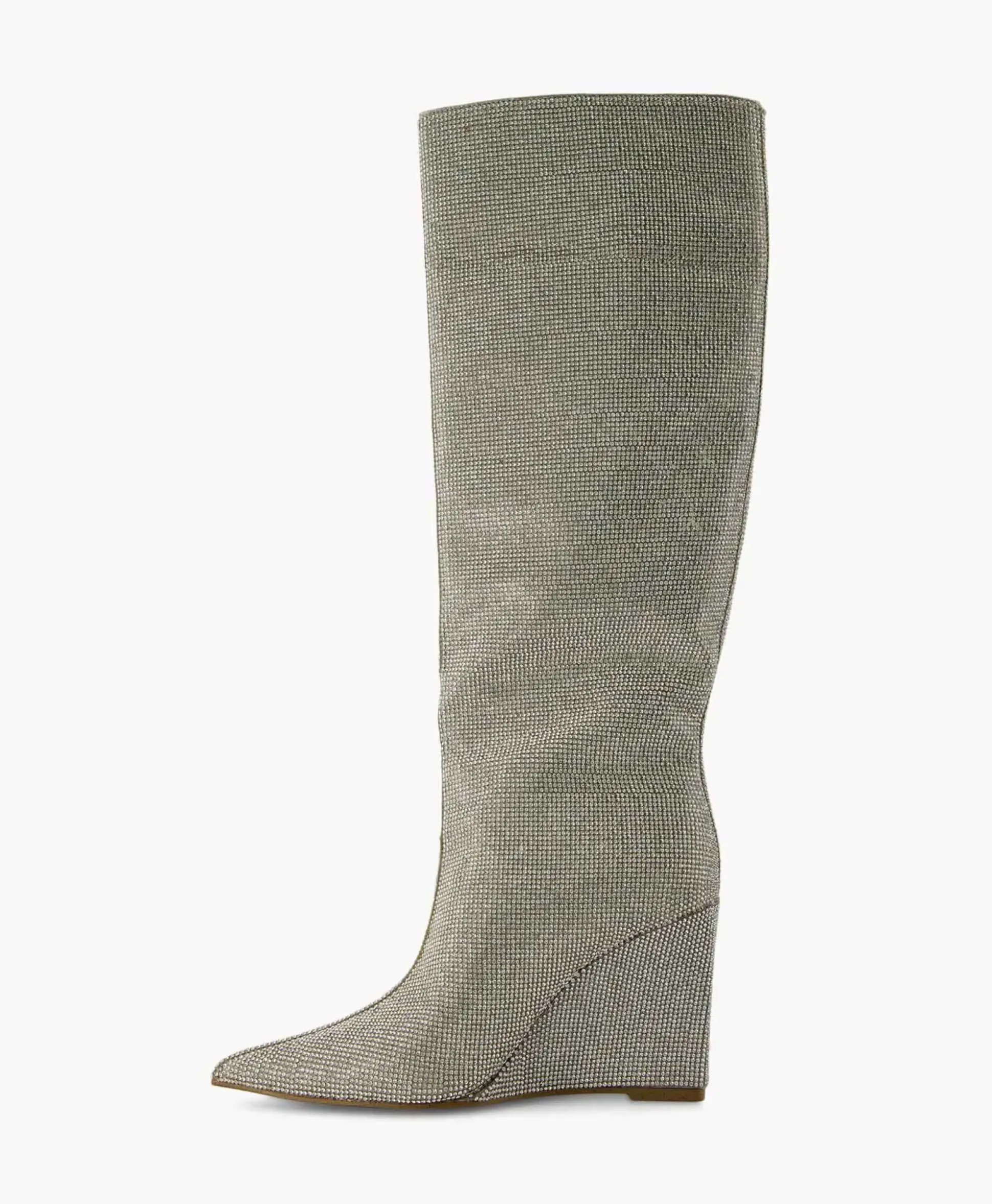 Steve Madden Lange Laars Showout R Zilver