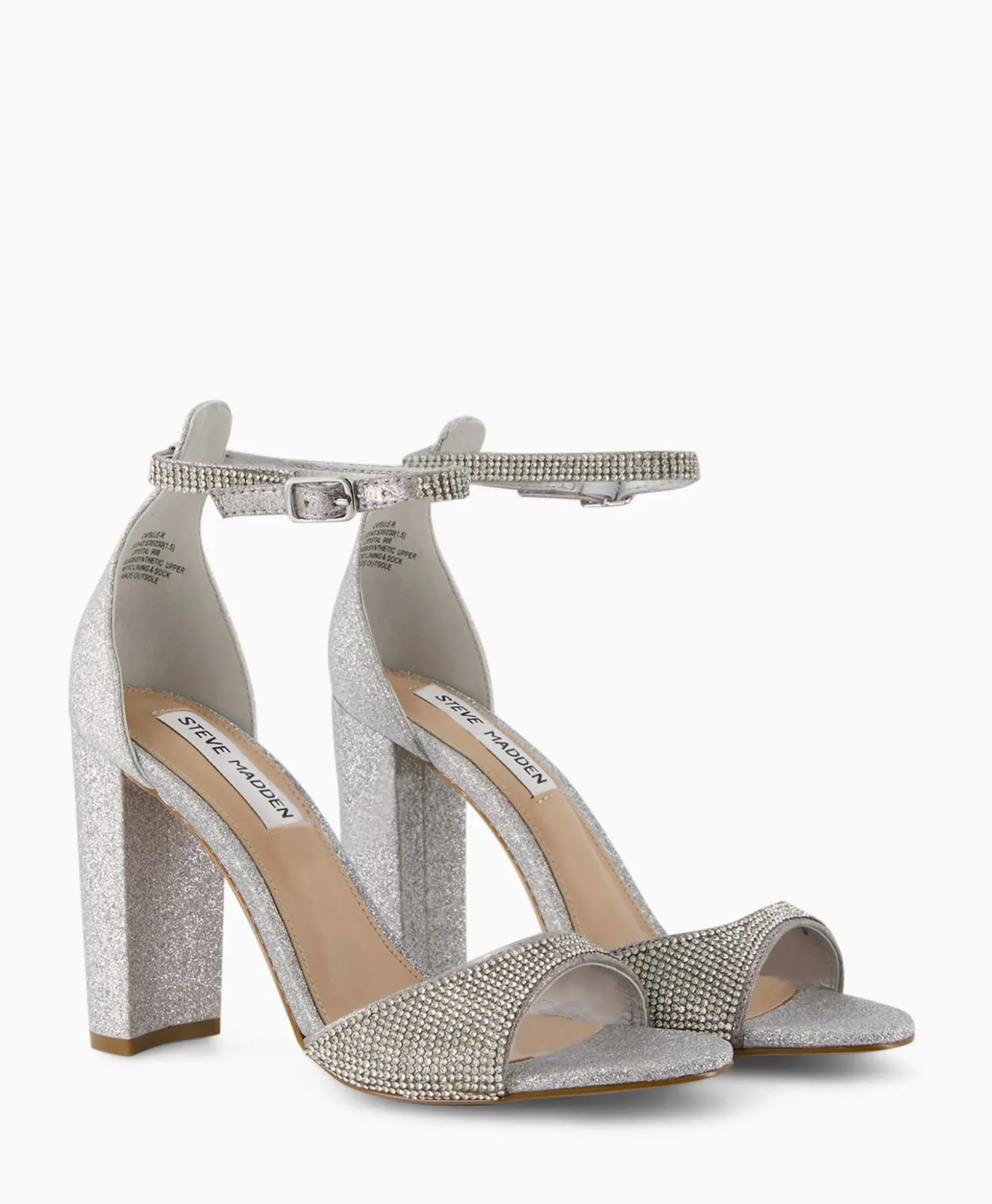 Steve Madden Sandaal Met Hak Capsule-R Zilver