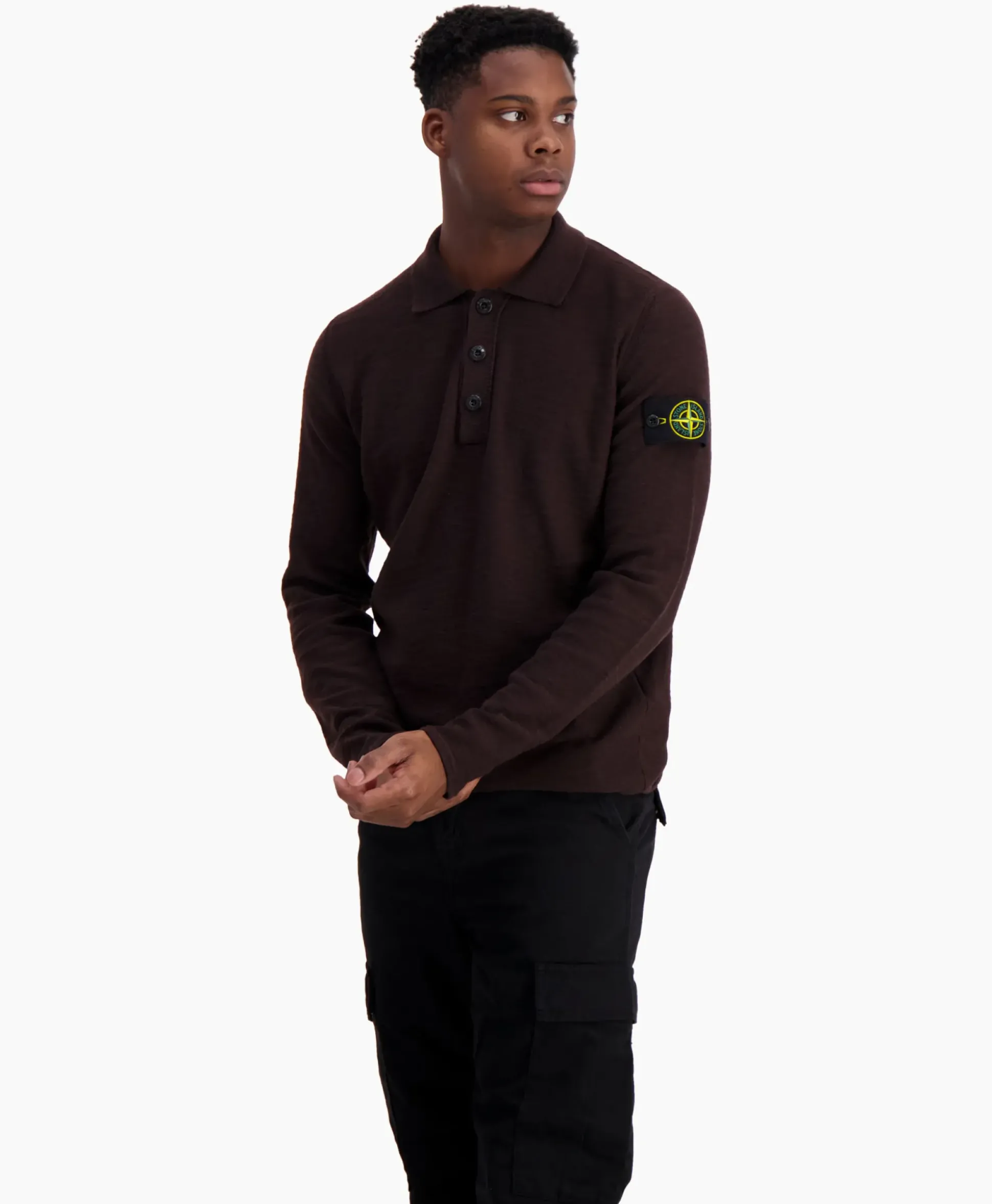Stone Island Polo 535B9 Bordeaux