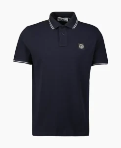 Stone Island Polo 2Sc18 Midden Blauw
