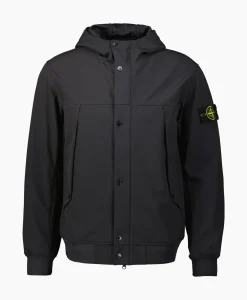 Stone Island Softshell Jas 40227 Zwart