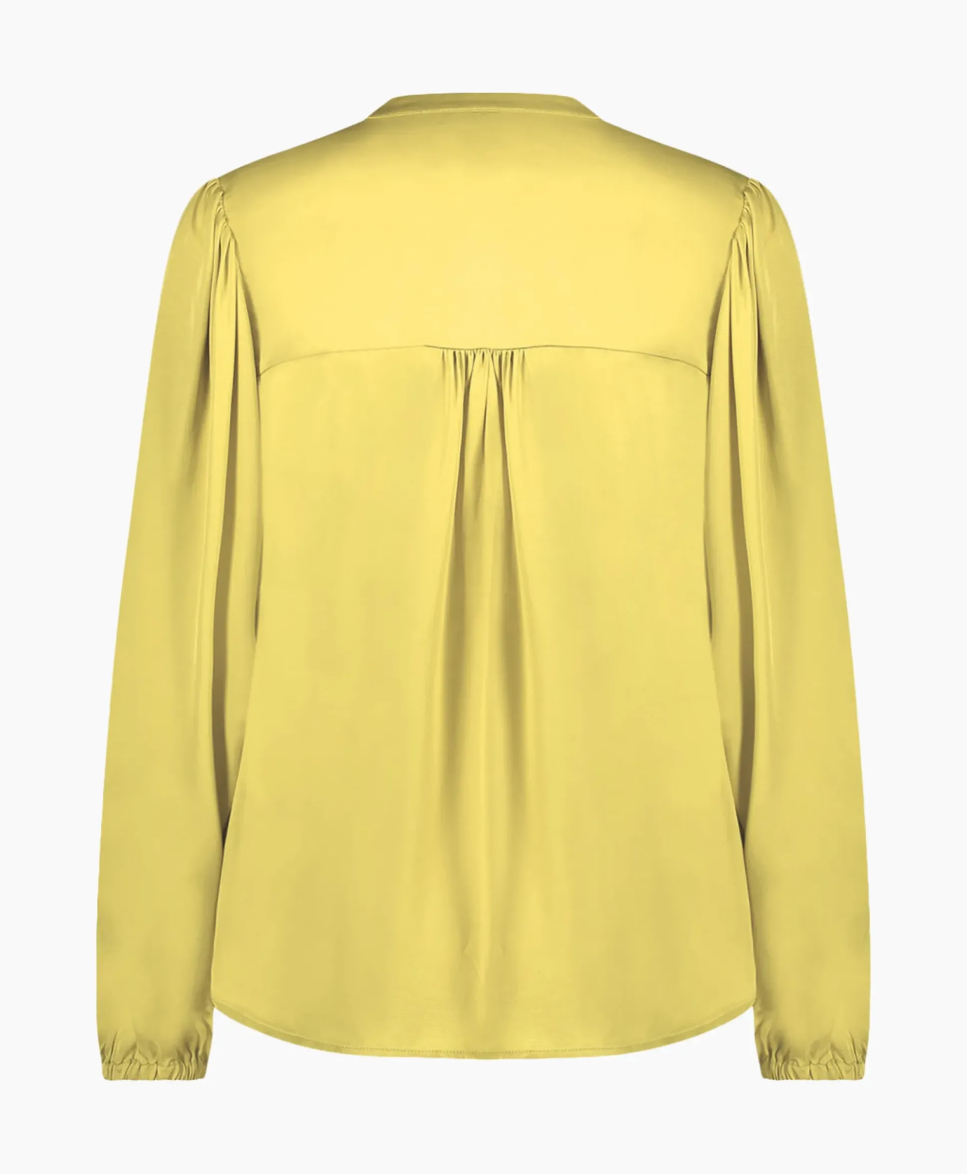 Studio Anneloes Blouse Birdie Ls Satin Geel