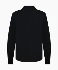 Studio Anneloes Blouse Bobby Pearl Pinstripe Zwart Dessin