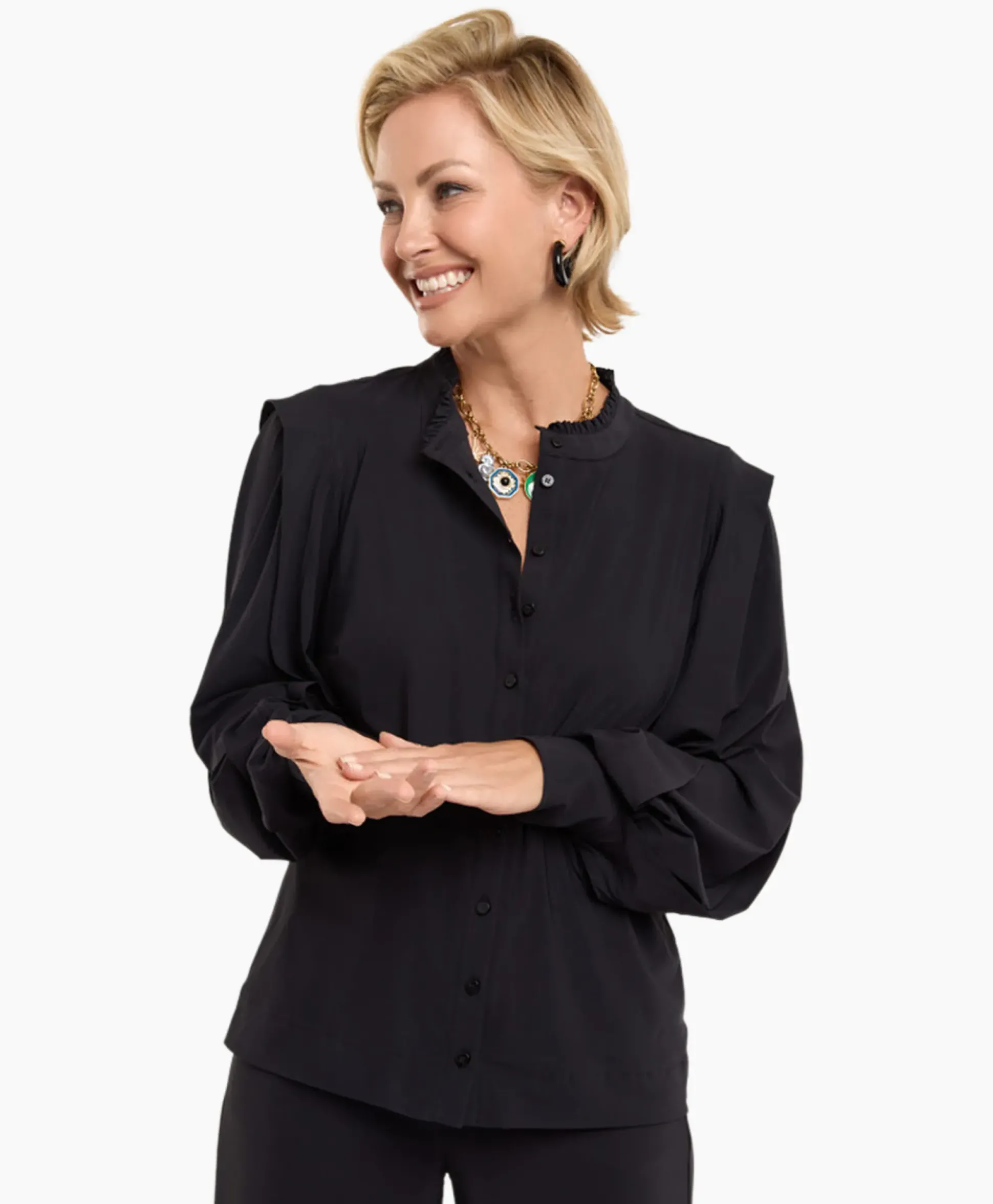 Studio Anneloes Blouse Nellie Zwart Dessin