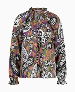 Studio Anneloes Blouse Revelin Voile Paisley Combo L