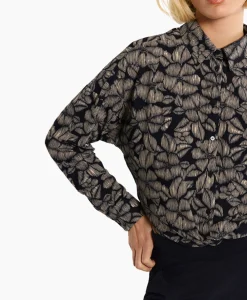 Studio Anneloes Blouse Sanne Flower Zand