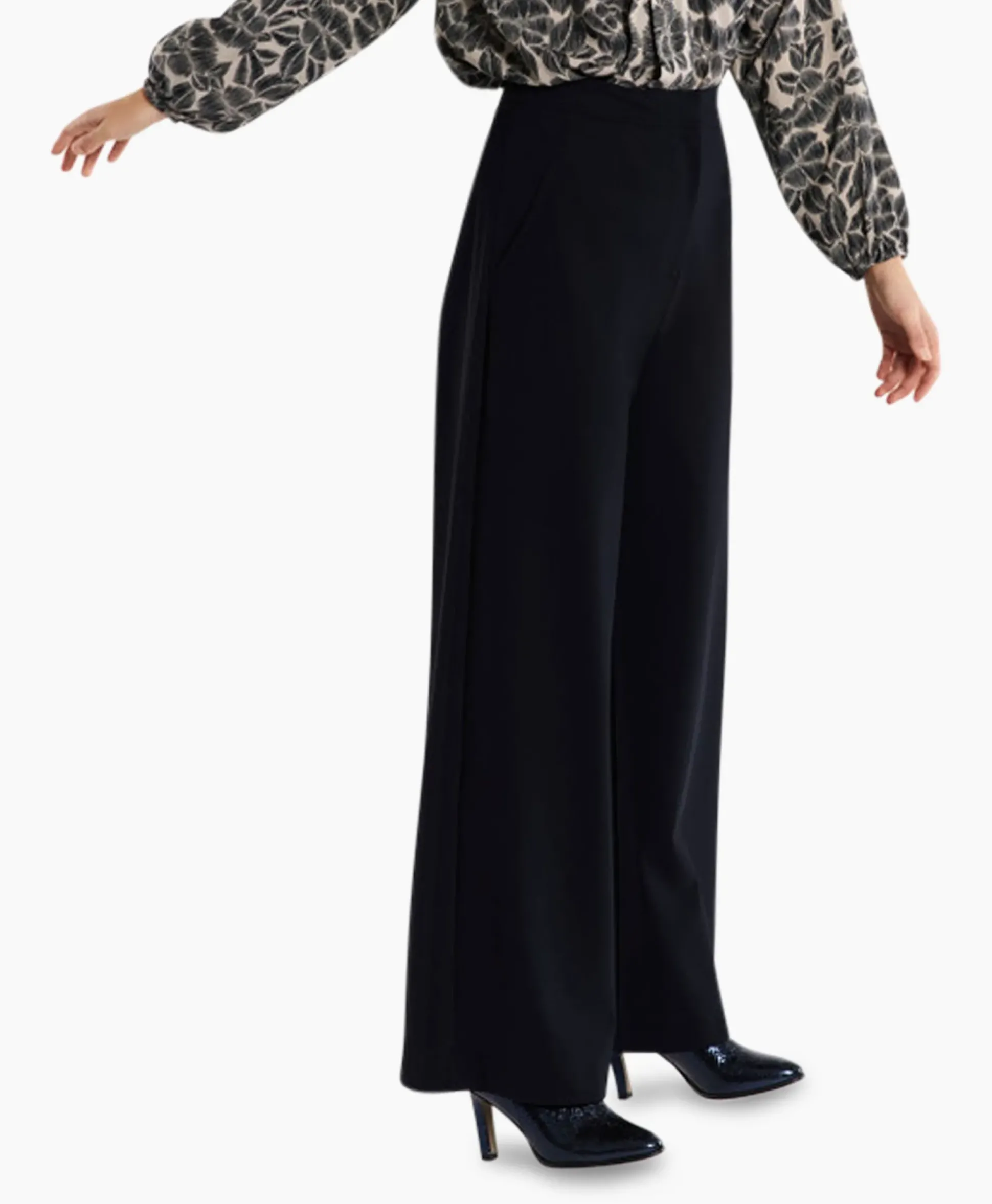 Studio Anneloes Broek Holly Bonded Trousers Donker Blauw