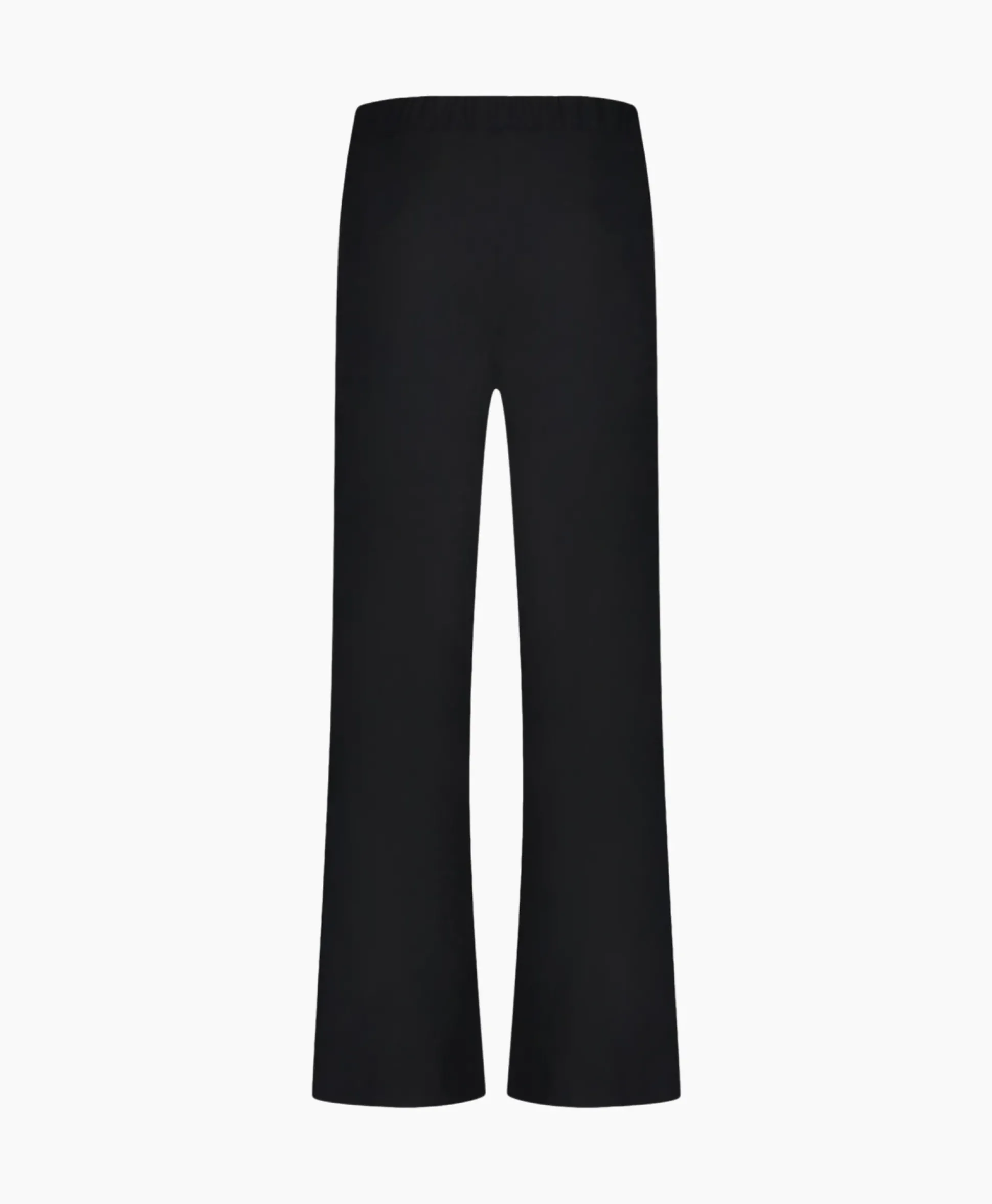 Studio Anneloes Broek Jessy Bonded Button Trousers Zwart Dessin