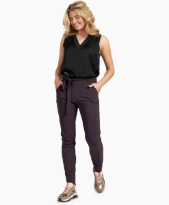 Studio Anneloes Broek Katlyn Bonded Trousers Bruin