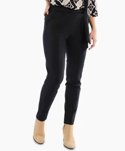 Studio Anneloes Broek Katlyn Shiny Bnd Trousers Zwart