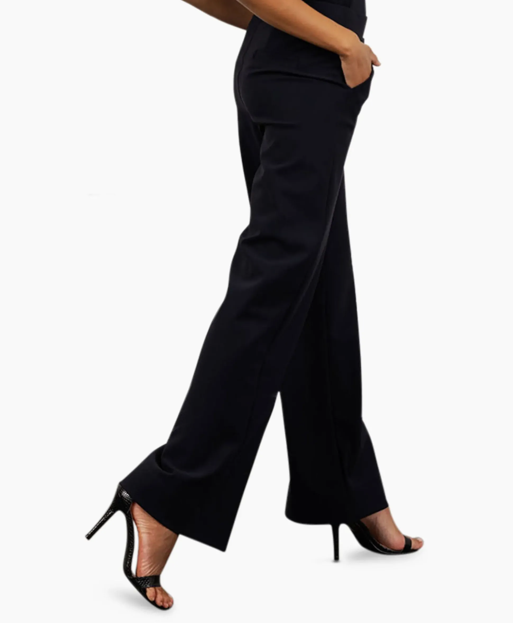 Studio Anneloes Broek Lexie Bonded Donker Blauw