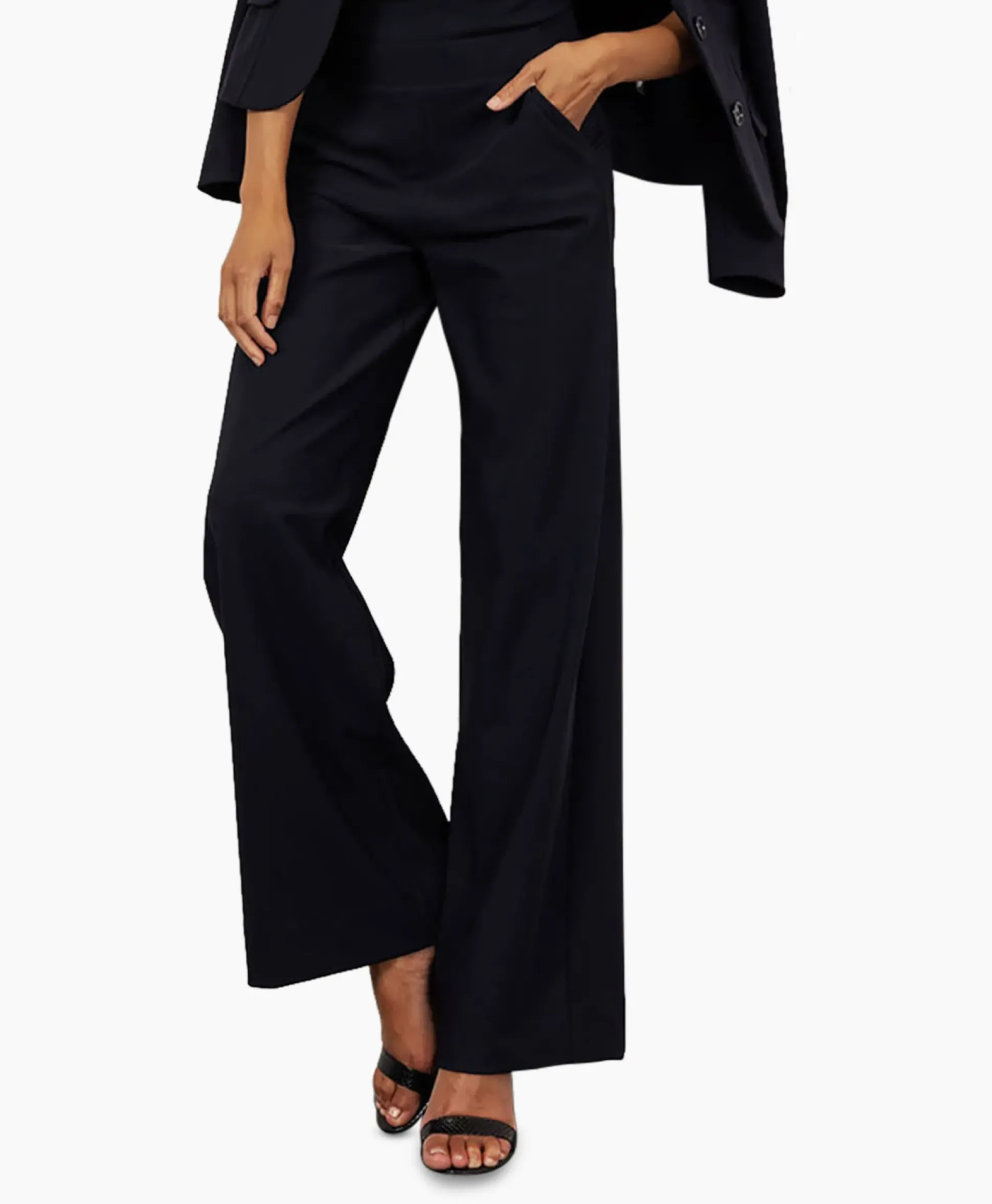 Studio Anneloes Broek Lexie Bonded Donker Blauw