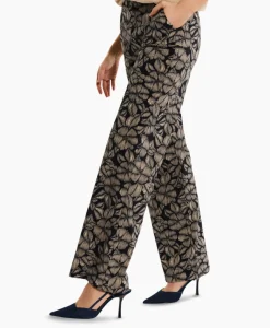 Studio Anneloes Broek Marilon Flower Trousers Zand