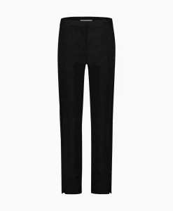 Studio Anneloes Broek Mira Ornament Jacquard Trousers Zwart