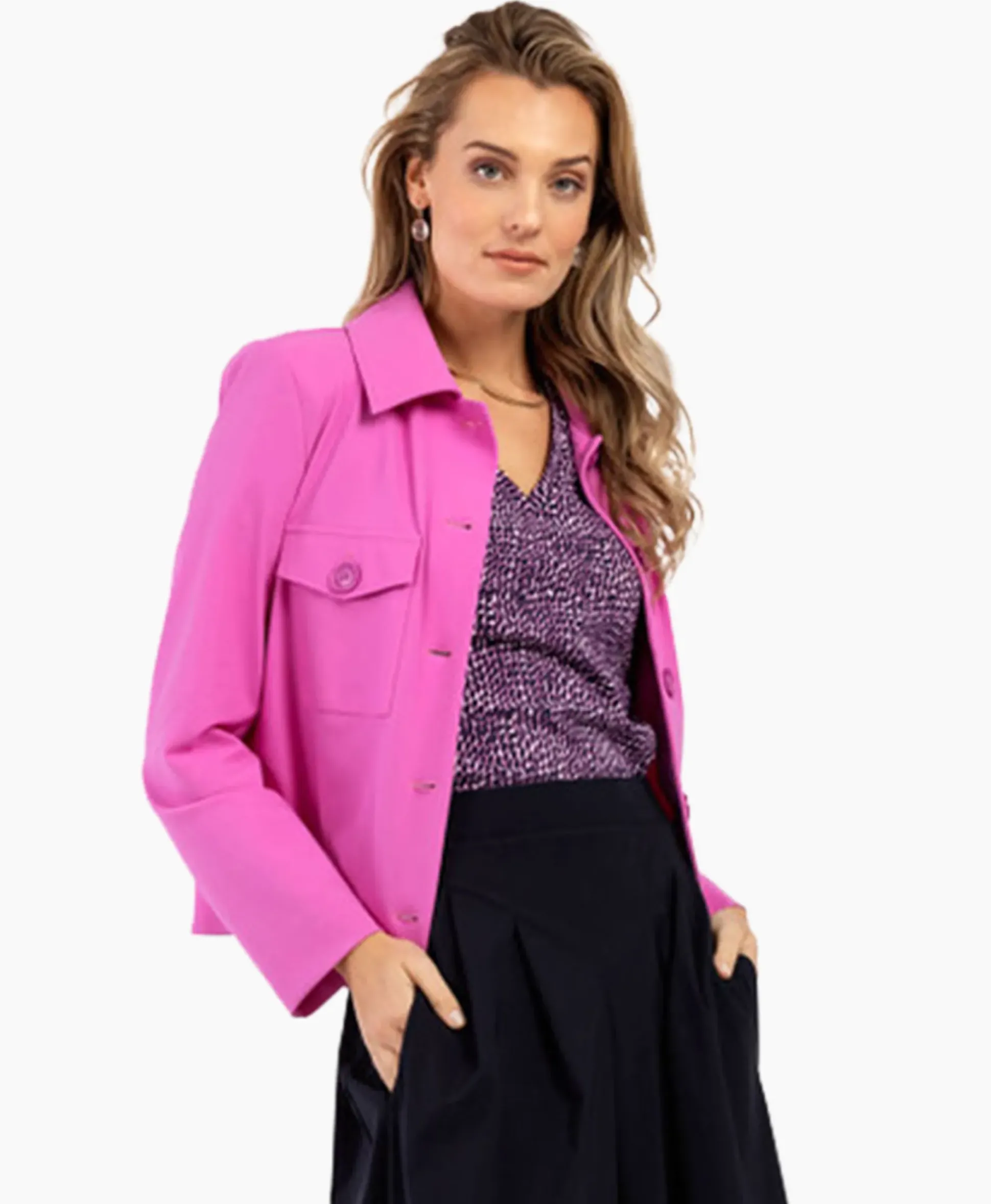 Studio Anneloes Jack Claire Bonded Jacket Lila