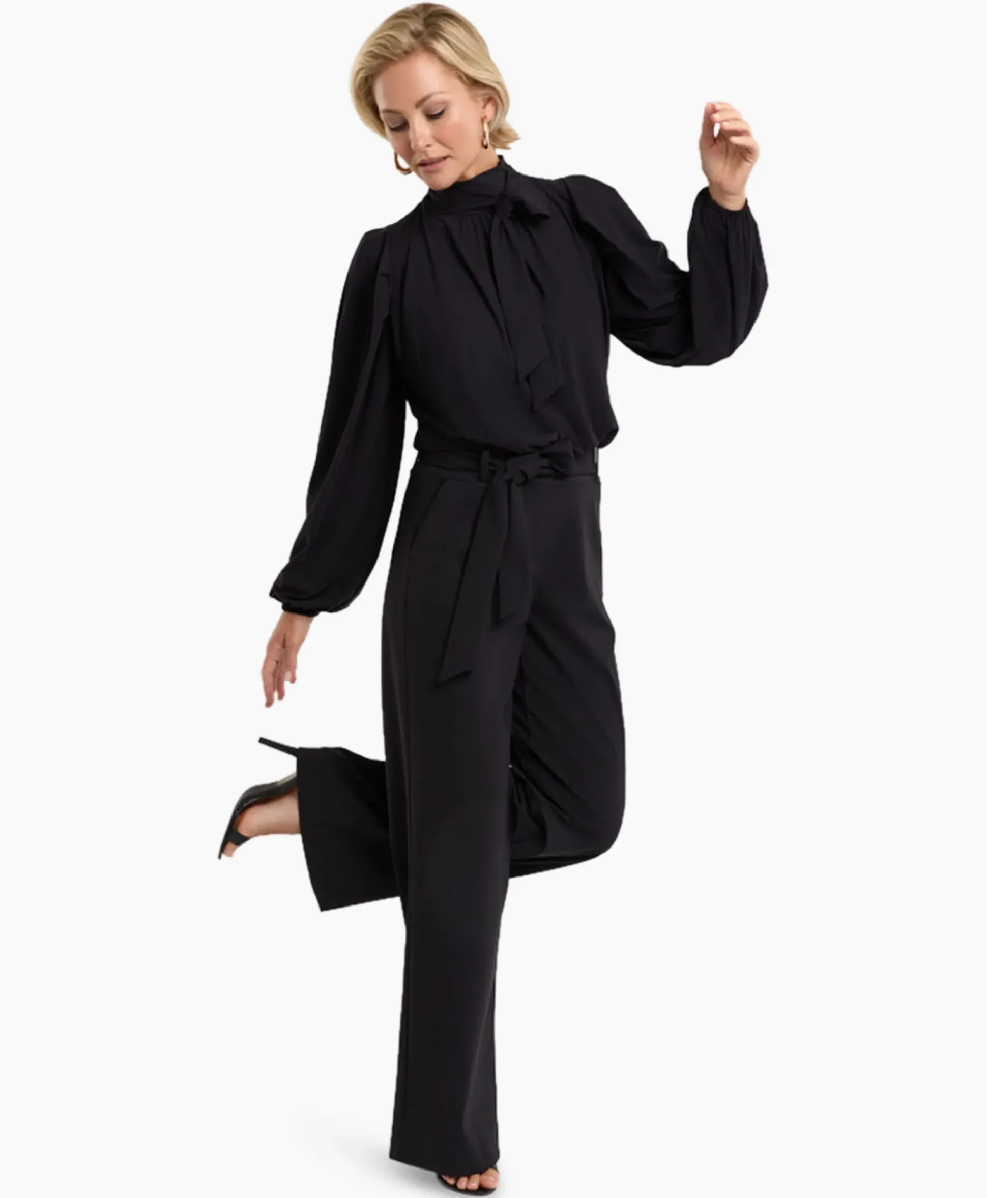 Studio Anneloes Jumpsuit Izla Zwart Dessin
