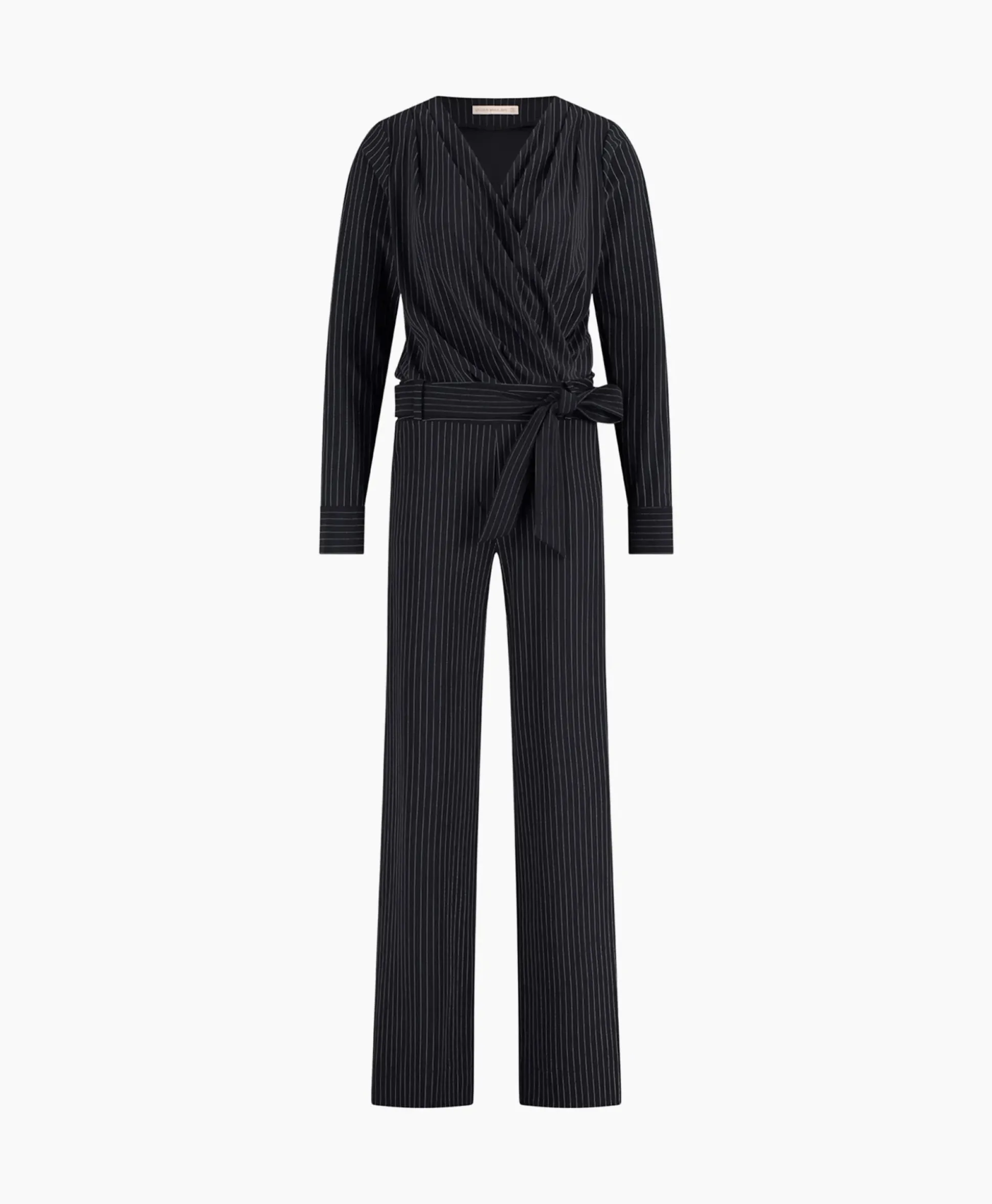 Studio Anneloes Jumpsuit Malia Pinstripe Zwart Dessin