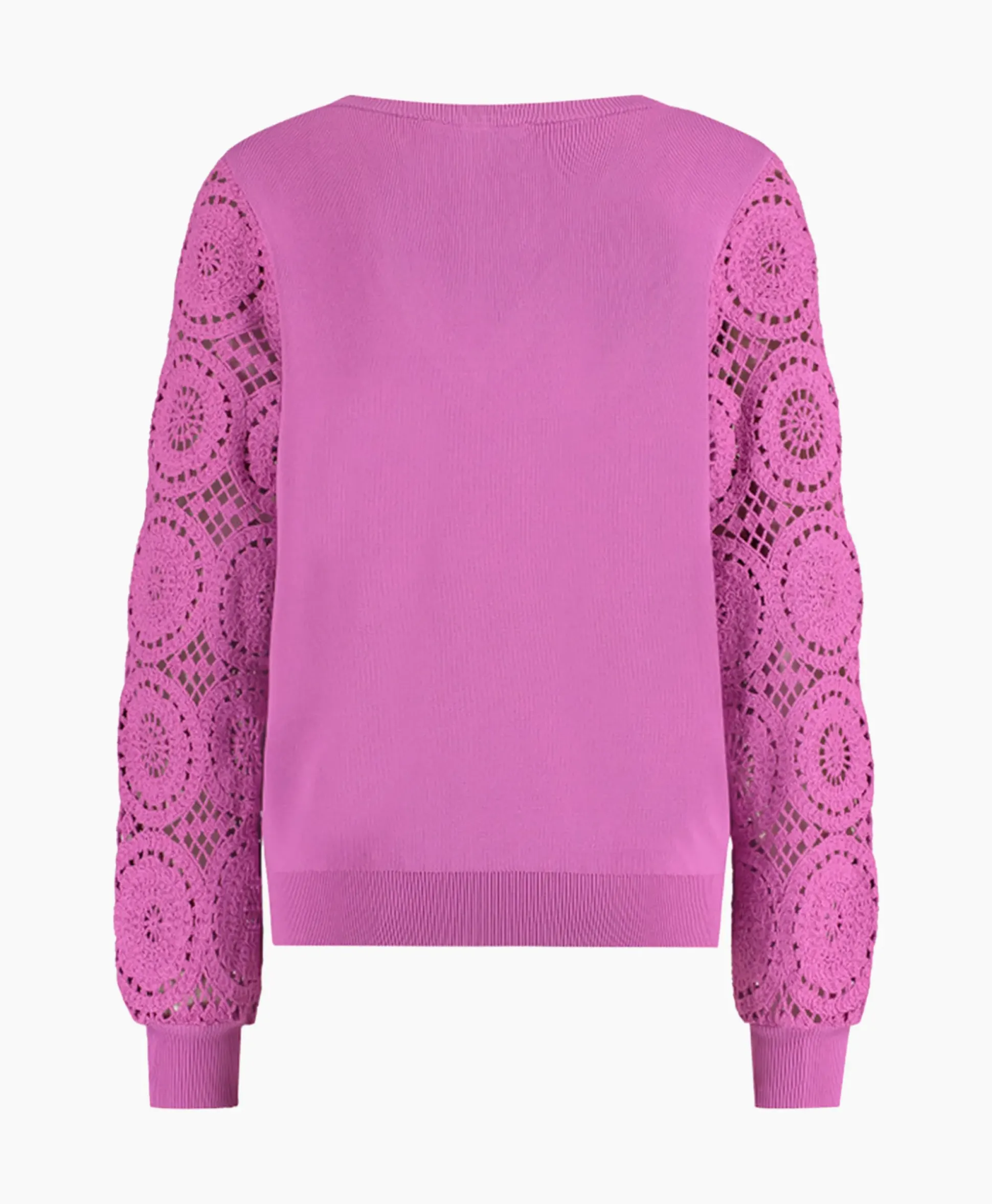Studio Anneloes Pullover Dinah Crochet Roze