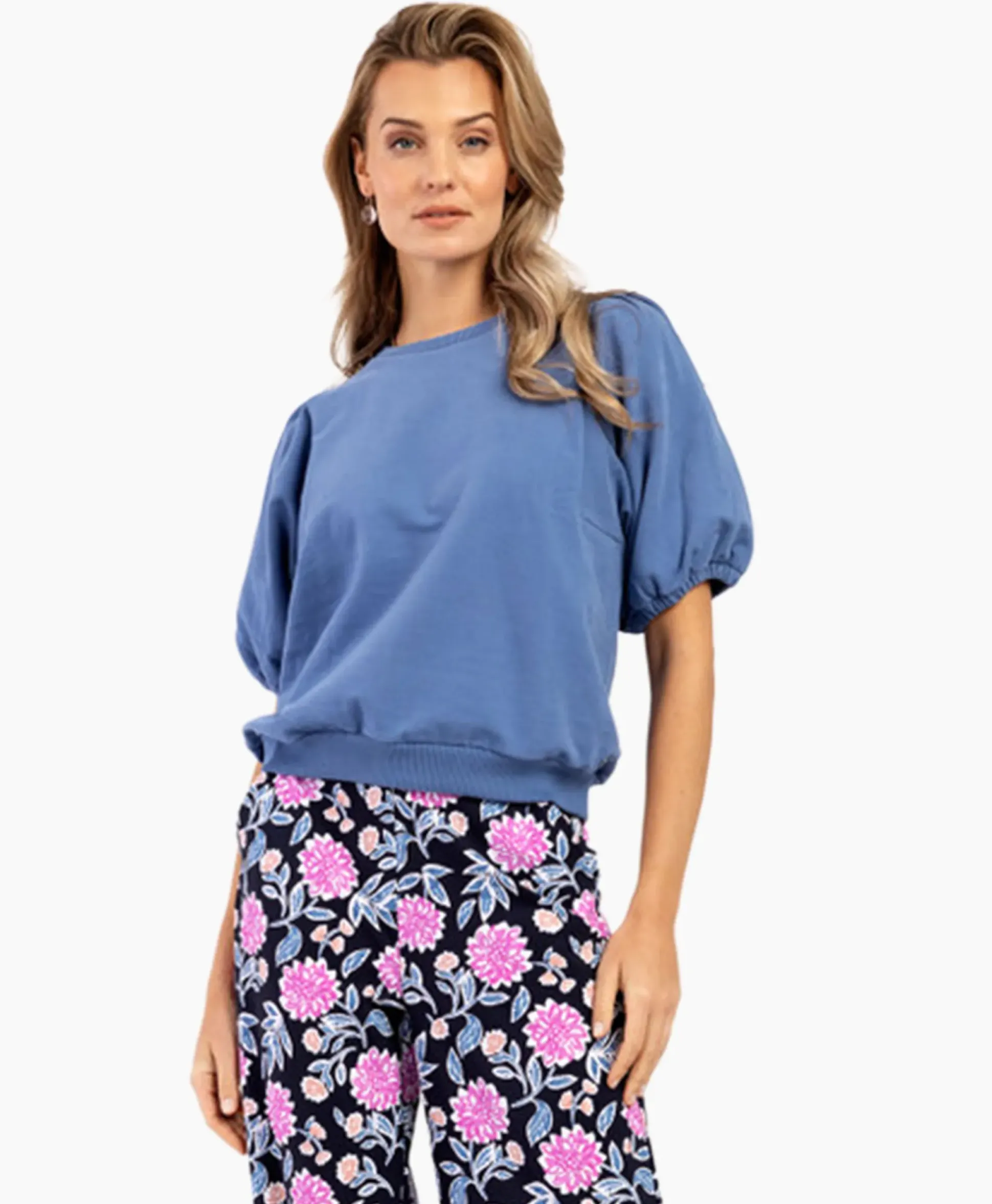 Studio Anneloes Pullover Claartje Puff Sweater Jeans